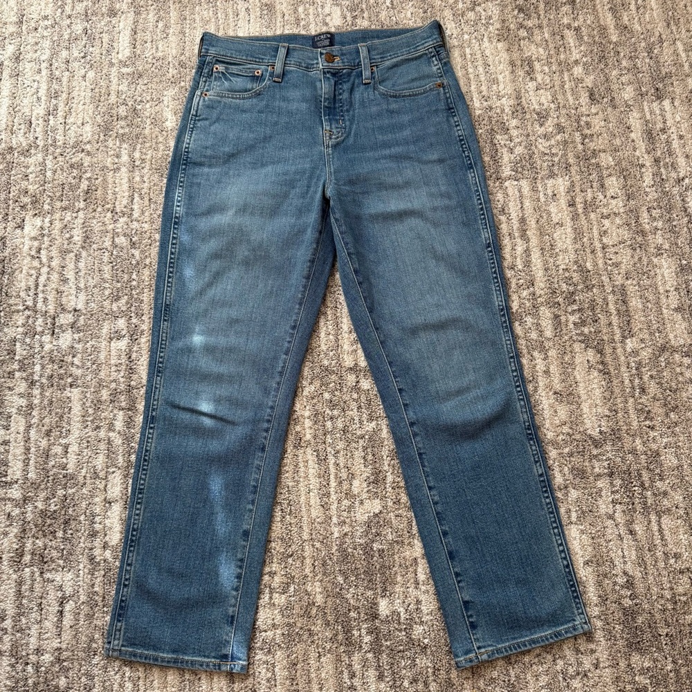 NWOT J. Crew Factory High-Rise Straight Leg Jeans